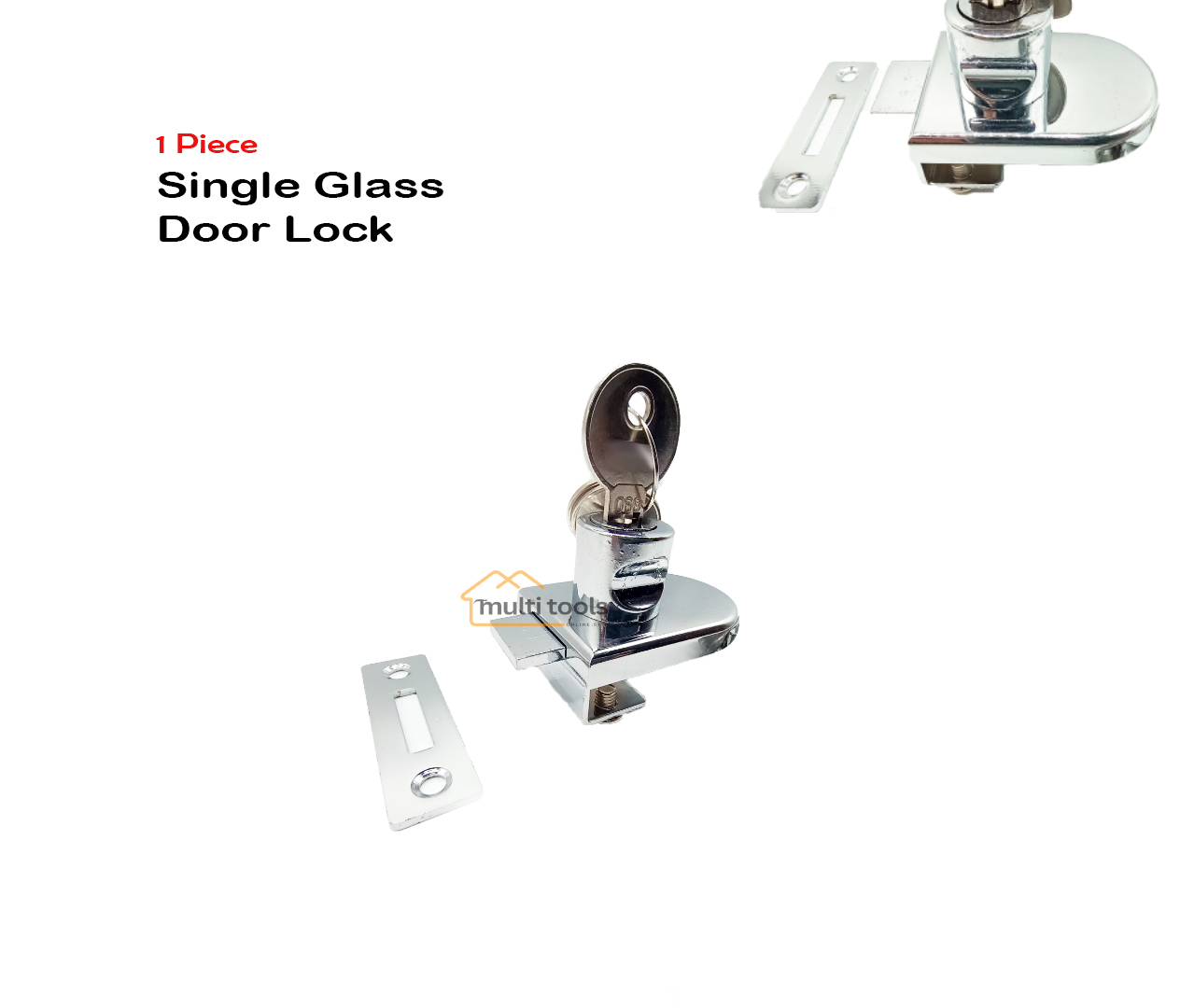 Single Glass Door Lock
